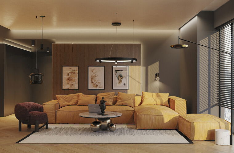 Online design Contemporary Living Room by Cristian P. thumbnail