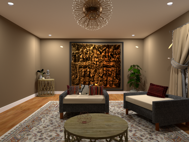 Online design Transitional Living Room by Mini G. thumbnail