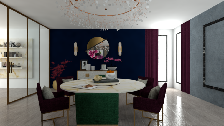 Online design Contemporary Dining Room by Aamirah P. thumbnail