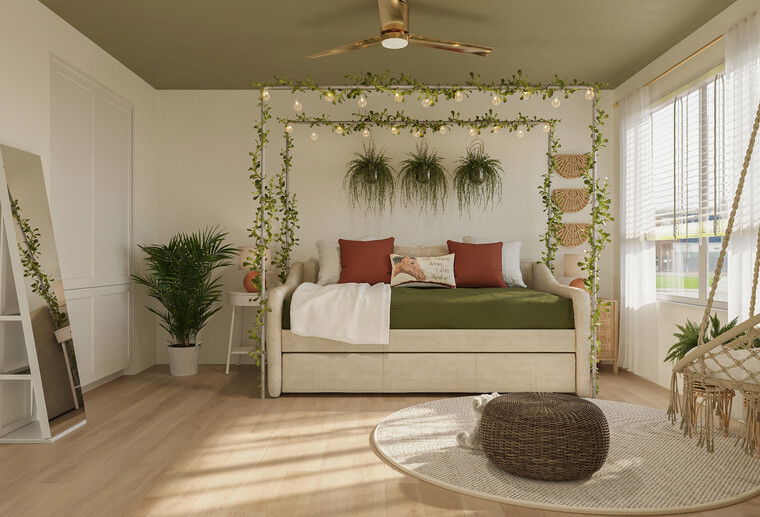 Diseño en línea de dormitorio ecléctico por Sharné L. miniatura