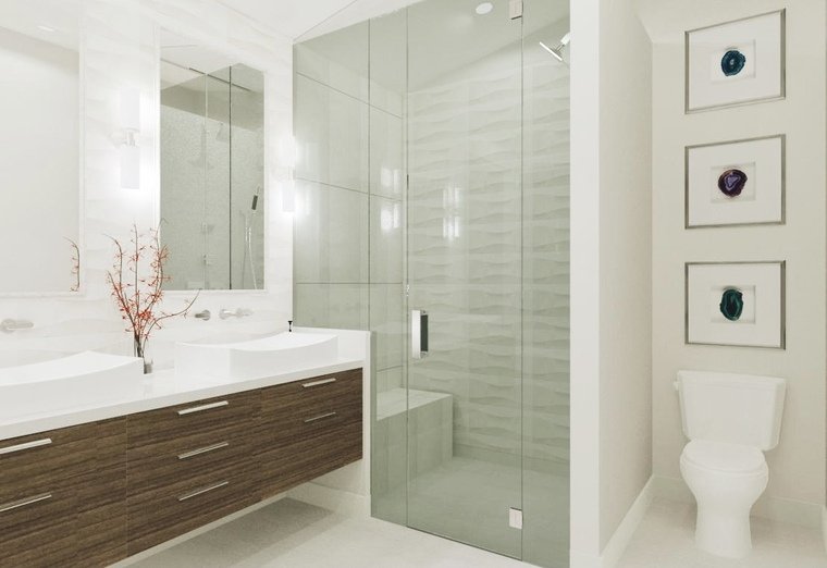 Online design Modern Bathroom by Krystyna A. thumbnail