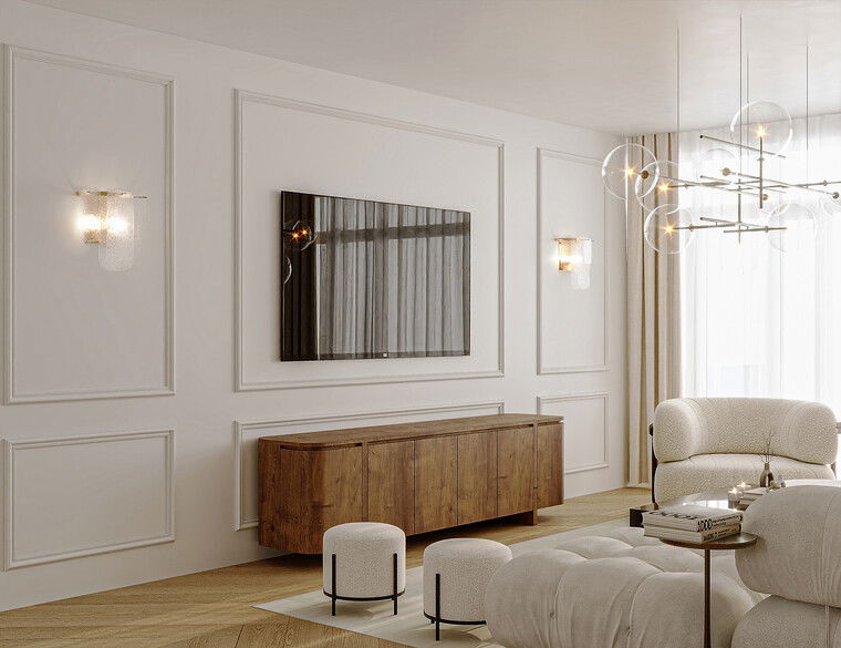 Online design Modern Living Room by Pateniah M. thumbnail