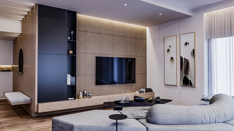 Online design Contemporary Living Room by Mladen C. thumbnail