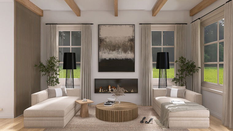 Online design Contemporary Living Room by Erika F. thumbnail