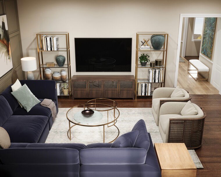 Online design Transitional Living Room by Sarah R. thumbnail