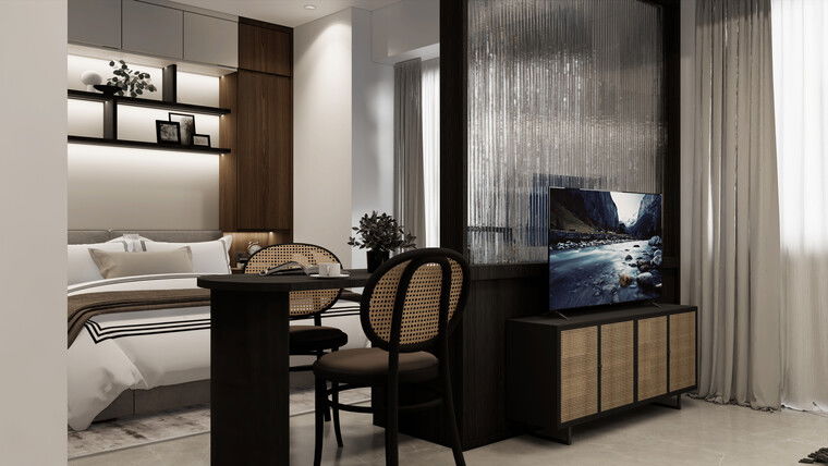 Online design Contemporary Combined Living/Dining by Carissa L. thumbnail