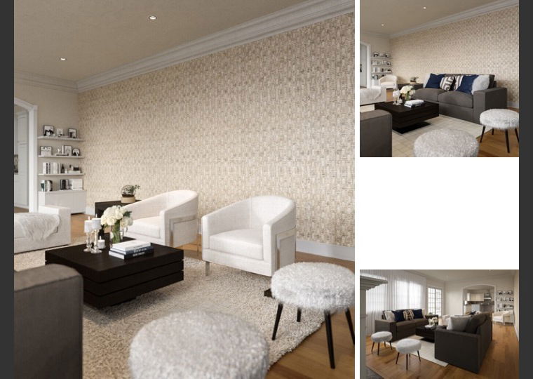 Online design Transitional Combined Living/Dining by Amelia R. thumbnail
