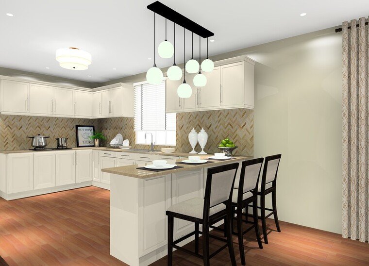 Online design Traditional Kitchen by Nor Aina M. thumbnail