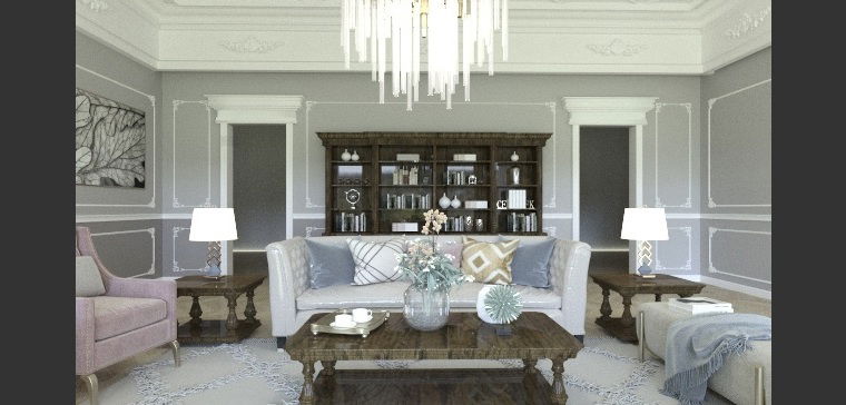 Online design Traditional Living Room by Charlene L. thumbnail