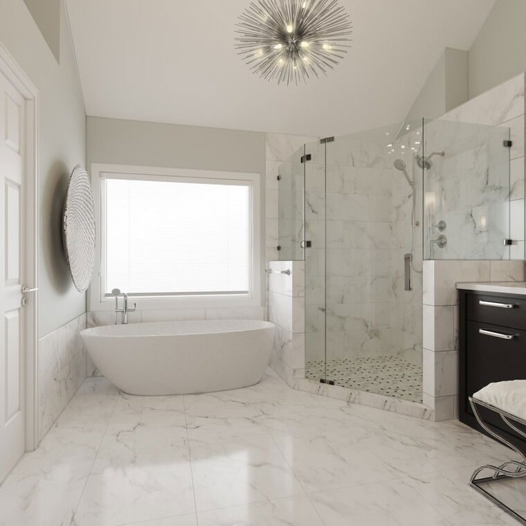 Online design Transitional Bathroom by Wanda P. thumbnail