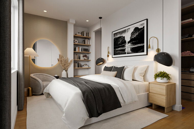 Diseño en línea Dormitorio Moderno por Dragana V. miniatura