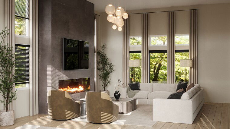 Online design Modern Living Room by Erika F. thumbnail