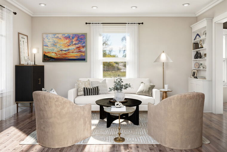 Online design Transitional Living Room by Lara D. thumbnail