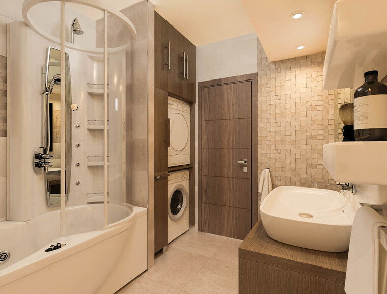 Diseño en línea Baño ecléctico por Natasa P. miniatura