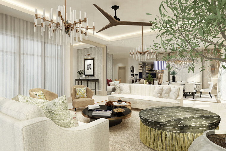 Online design Transitional Living Room by Mahirah H. thumbnail