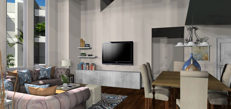 Interior design sample by Amandela A.