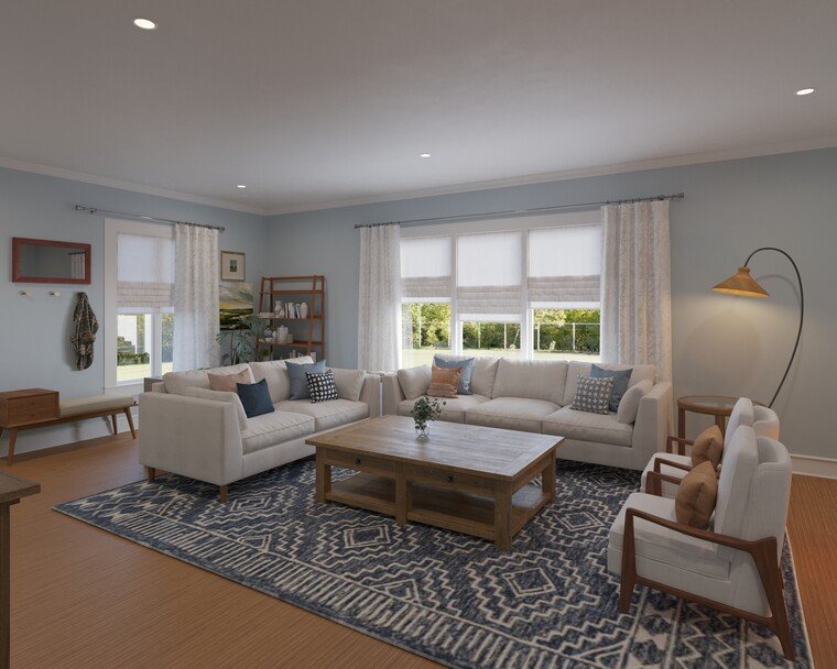 Online design Transitional Living Room by Sarah R. thumbnail