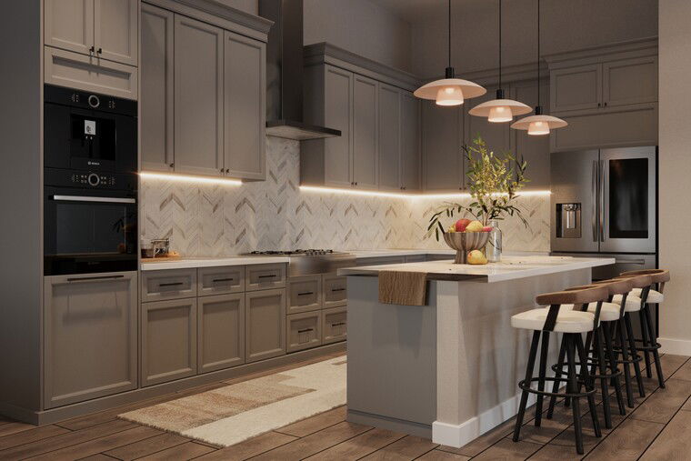 Online design Contemporary Kitchen by Thoraya A. thumbnail