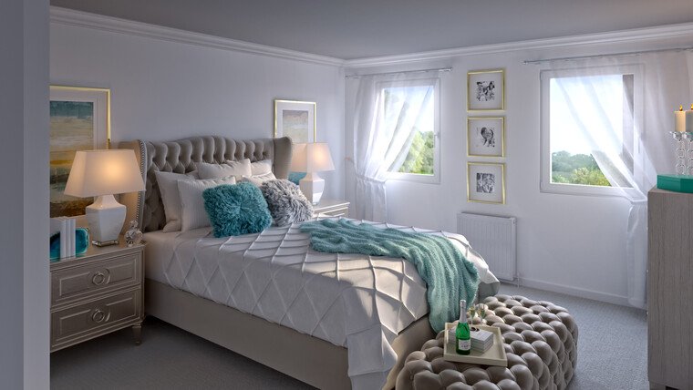 Online design Glamorous Bedroom by Aoife T. thumbnail