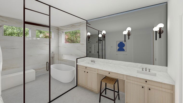 Online design Contemporary Bathroom by Ryley B. thumbnail