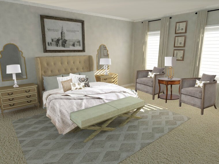 Online design Traditional Bedroom by Vera B. thumbnail