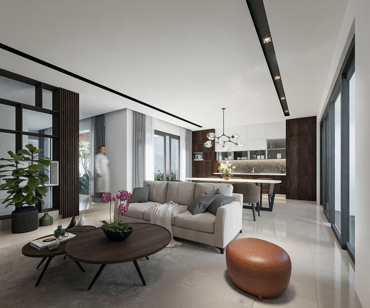 Online design Contemporary Combined Living/Dining by Fajar S. thumbnail