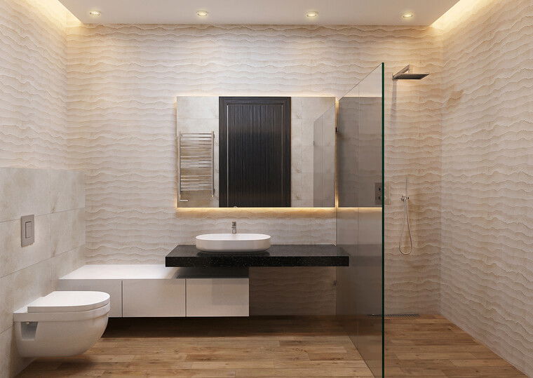 Online design Modern Bathroom by Arin S. thumbnail