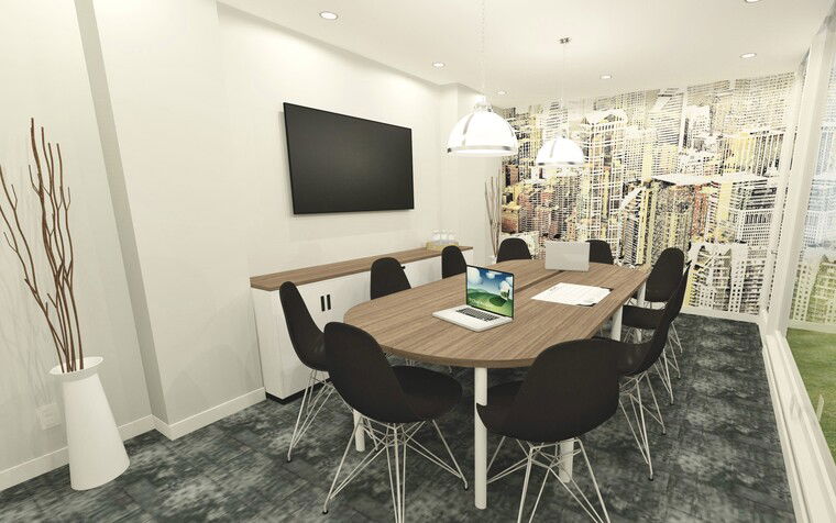 Online design Modern Home Office by Krystyna A. thumbnail