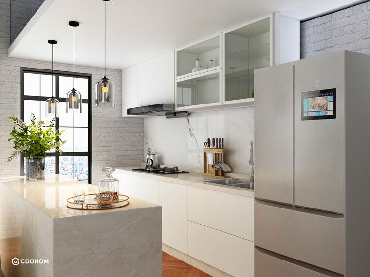 Diseño en línea de cocina contemporánea por Albert O. miniatura