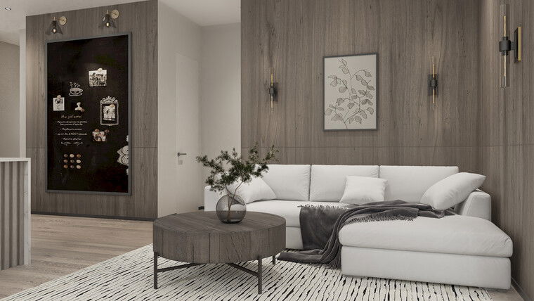 Online design Contemporary Living Room by Iulia B. thumbnail