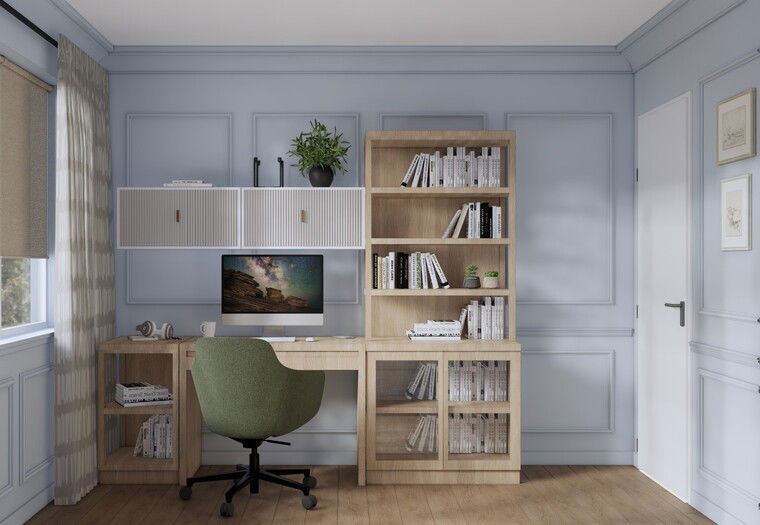 Online design Transitional Home Office by Christina N. thumbnail