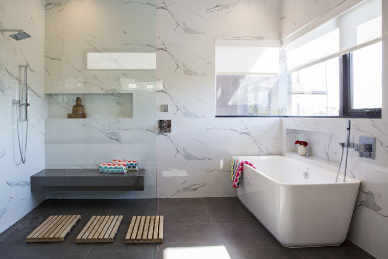 Online design Contemporary Bathroom by Lori D. thumbnail