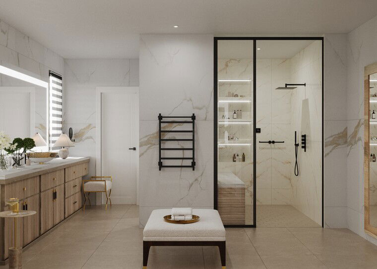 Online design Glamorous Bathroom by Kamila A. thumbnail
