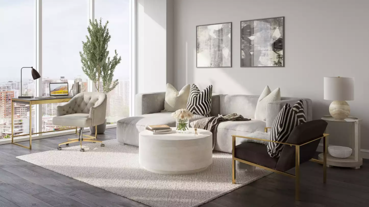Online design Glamorous Living Room by Jasmine D. thumbnail