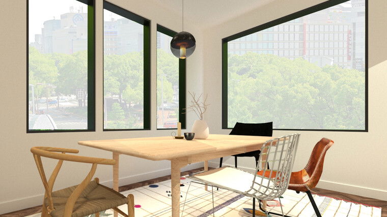 Online design Modern Dining Room by Ornela N. thumbnail