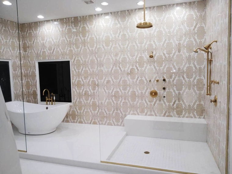 Diseño en línea Glamuroso Baño por Ashley H. miniatura