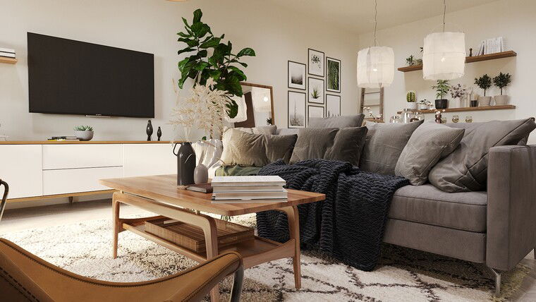 Online design Eclectic Living Room by Aida A. thumbnail