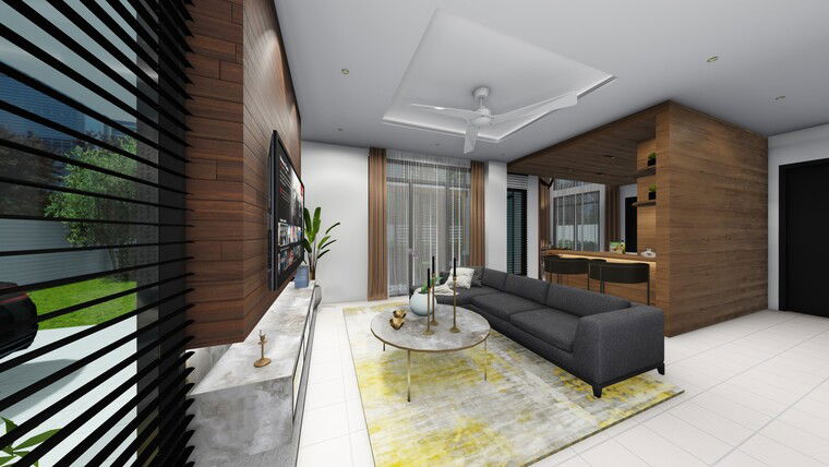 Online design Transitional Living Room by Fatehah N. thumbnail