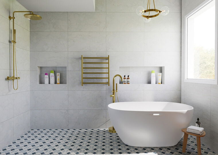 Diseño en línea de Baño Moderno por Nicholas M. miniatura
