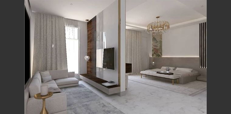 Online design Modern Bedroom by Ghania E. thumbnail