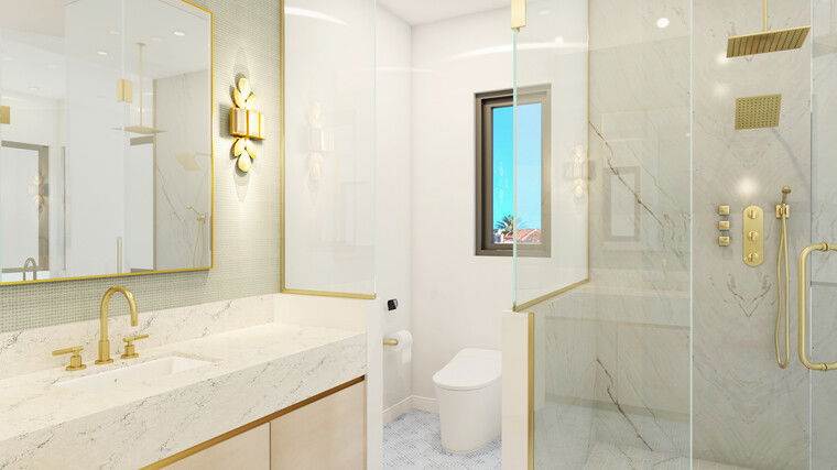 Online design Contemporary Bathroom by Michael J. thumbnail