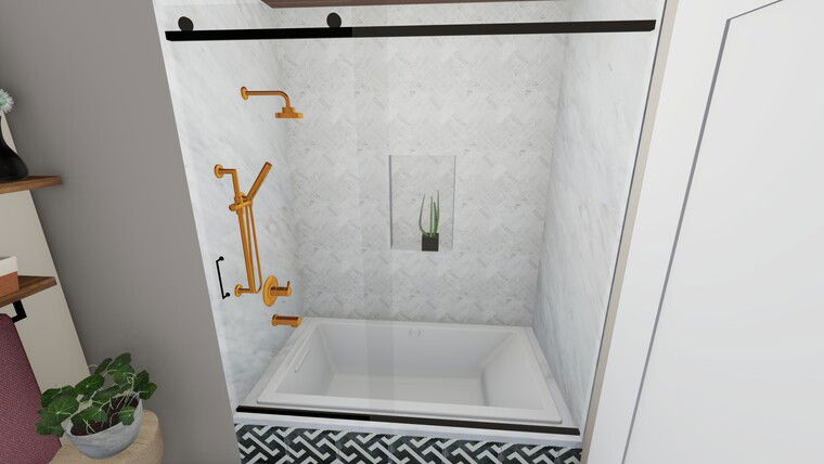 Online design Contemporary Bathroom by Janja R. thumbnail