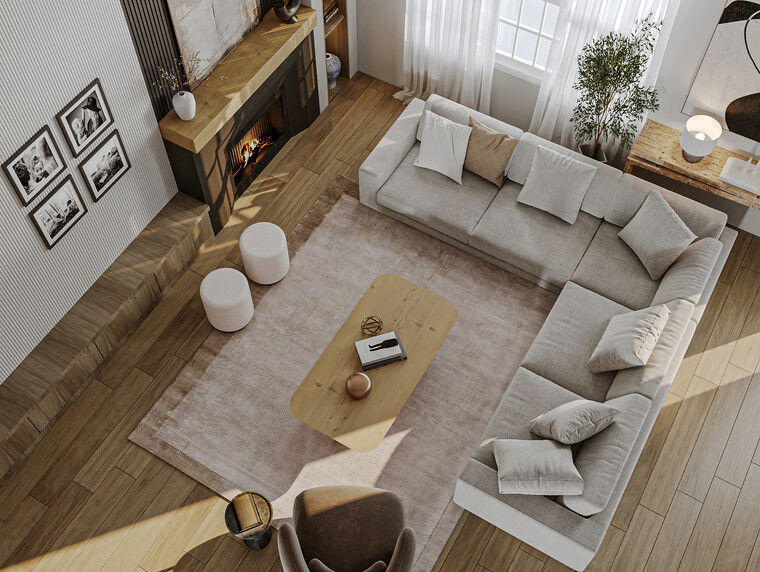 Online design Modern Living Room by Maya M. thumbnail
