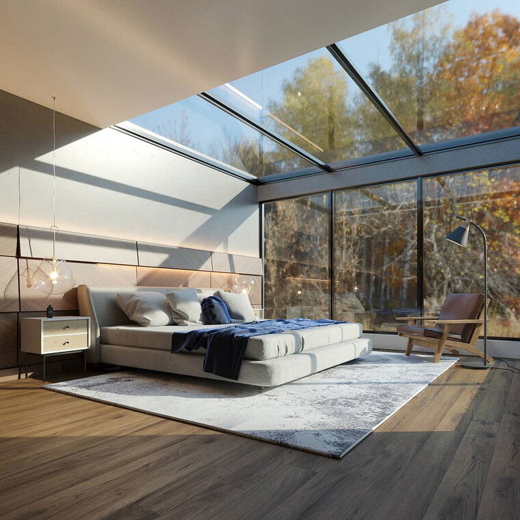 Diseño en línea Dormitorio Moderno por Karla A. miniatura