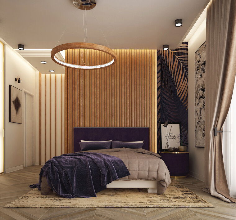 Diseño en línea Dormitorio Moderno por Amani Q. miniatura