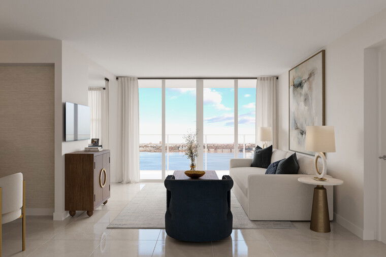 Diseño en línea Sala de Estar Transitional por Shameika B. miniatura