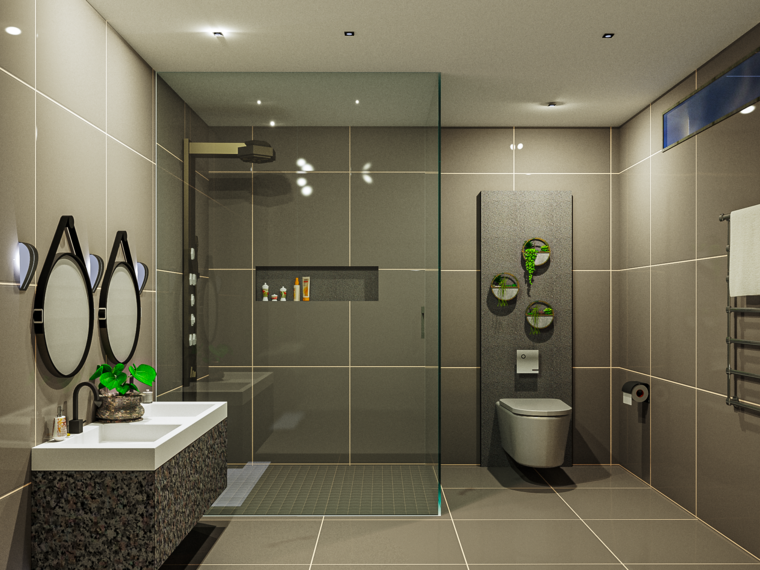 Online design Contemporary Bathroom by Mini G. thumbnail