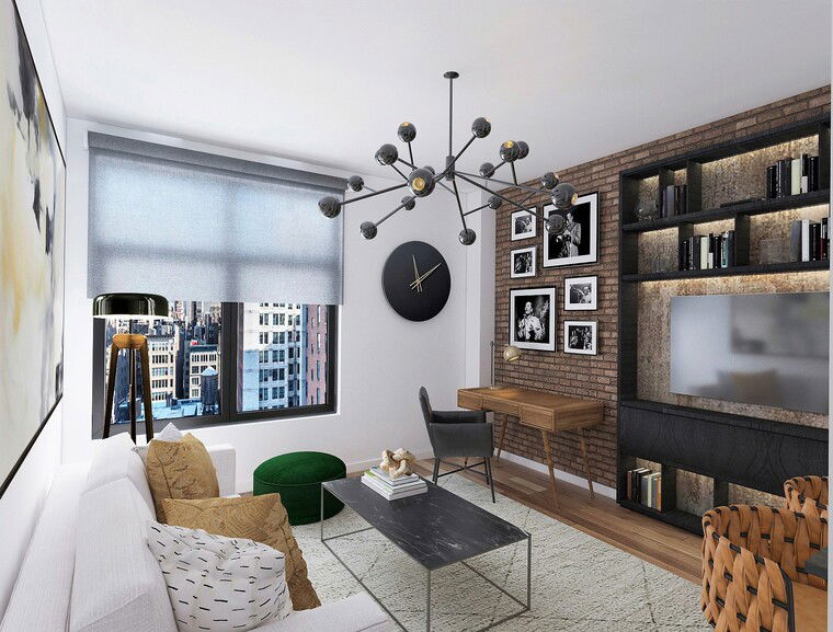 Diseño en línea Sala de Estar Contemporánea por Vale G. miniatura