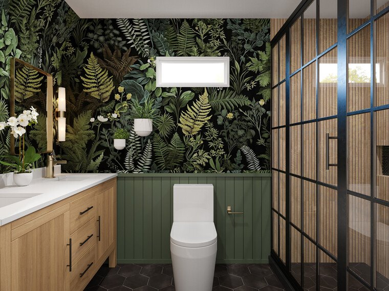 Online design Transitional Bathroom by Maya M. thumbnail