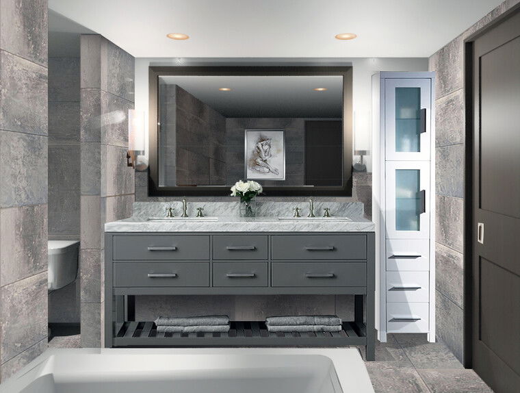 Diseño en línea Baño Contemporáneo por Pamela W. miniatura